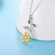 thumbnail image 2 of Collar girasol grande plata 925, 2 of 3