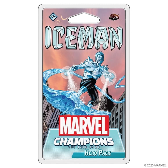 Juego de cartas Fantasy Flight Games Marvel Champions Iceman Pack