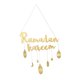 thumbnail image 4 of Ramadán Kareem Eid Mubarak Decoraciones Madera Colgante Luna Estrella Con, 4 of 5