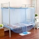 thumbnail image 4 of Mosquitera con dosel para cama de 4 postes, tamaño individual, matrimonial y queen, color azul (150 x 195 x 170 cm), 4 of 7