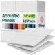 thumbnail image 1 of Paneles acústicos Ekkogo, 12 unidades, insonorizados, 30 x 30 x 1 cm, color blanco, 1 of 7