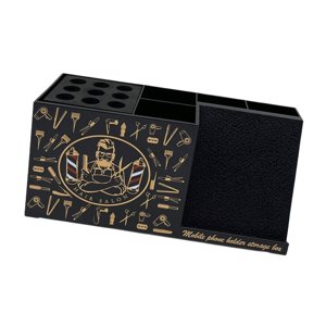 Ioensy - Organizador De Estación De Peluquería Organizador De Peluquería Para Peluqueros Peines De Peluquería Negro