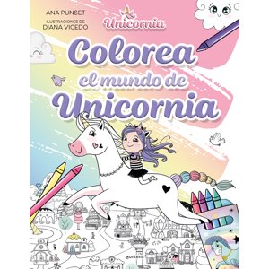 Penguin Random House - Libro Unicornia: Mundo De Unicornia Colorear