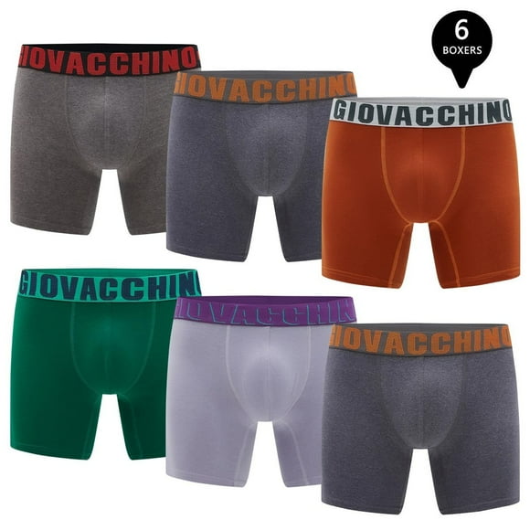 Pack de 6 Boxer Medio Algodon Hombre