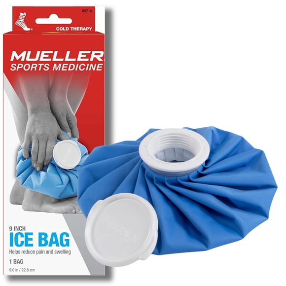 Hielo MUELLER Sports Medicine, bolsa reutilizable de 9 cm, azul