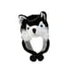 thumbnail image 1 of Gorro De Peluche, Bonito Y Acogedor Gorro De Esquí Para Niños, Regalo De Cumpleaños, Gorro Cálido Con Personaje De Animal, Lobo Negro, 1 of 5