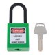 thumbnail image 5 of Candado De Bloqueo De Seguridad Con Llaves Iguales, Grillete De Nailon De 38 Mm, Color Verde, 5 of 5