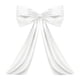 thumbnail image 4 of Lazo Grande Decorativo, Lazo De Cinta Para Regalo Ornamental, Lazo Para Fiesta, Navidad, Baby Shower, Blanco, 4 of 5