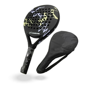 Pwrfitness - Pala De Padel 4018 Negra Con Lila Incluye Estuche