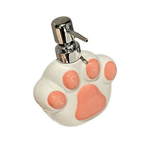 Genérico - Dispensador De Jabón Con Bomba De Cerámica De Dibujos Animados, Contenedor De Jabón Para Baño De Hotel, Inodoro, 370 Ml