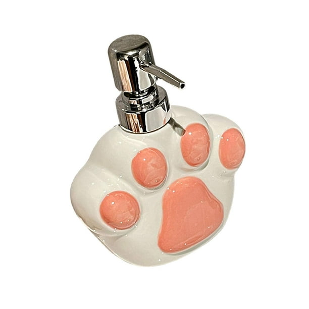 Dispensador De Jabón Bomba De Cerámica De Dibujos Animados Contenedor De Jabón Para Baño De Hotel Inodoro 370 Ml