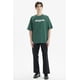 thumbnail image 4 of Polera Hombre Oversize Print Verde, 4 of 4