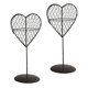 thumbnail image 1 of 2 Unids De Hierro Alambre En Forma De Corazón Soporte Suculento Macero De Pie Plantador De Plantas, 1 of 5