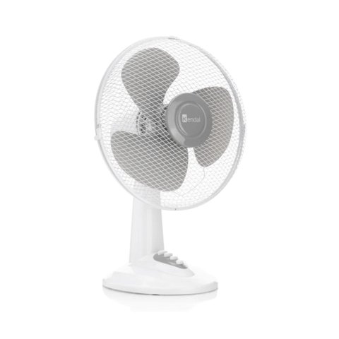 Kendal - Ventilador De Mesa 12 Pulgadas 40W 3Vel Blanco Kf-12D