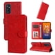 thumbnail image 4 of Funda tipo cartera FOXDOCK para Samsung Galaxy M52 5G , diseño girasol en relieve, cuero PU, cierre magnético, soporte y tarjetero, 4 of 5