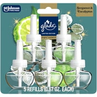 Recambios Para Ambientador Glade Plugins, Bergamota Y Eucalipto, 20 Ml