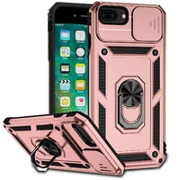 Estuche Gangxun Para Iphone 7 Plus/8 Plus, Soporte Giratorio 360°, Estilo Mecánico Y Magnético