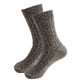 thumbnail image 1 of Calcetines de doble aguja con giro para hombre, calcetines extra grandes de línea paralela, forrados, gruesos y cálidos, de lana de conejo, calcetines casuales de tubo medio., 1 of 5