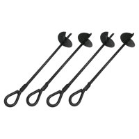 Ioensy - Marco De Protección De Ancla De Tierra Estaca Tienda Fija 4 Piezas Anclas De Tierra