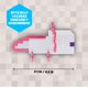 thumbnail image 5 of Night Light Paladone Minecraft Axolotl con 5 modos de color, 5 of 6
