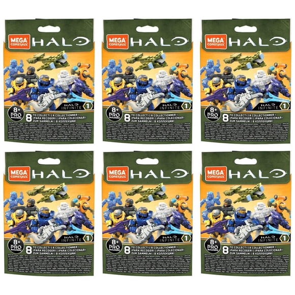 Bloques de Construcción Mega Construx Halo Infinite - Pack de 6