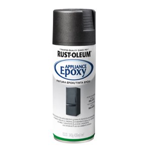 Rust-Oleum - Pintura En Spray Epóxica Acero Inoxidable Negro 340 G