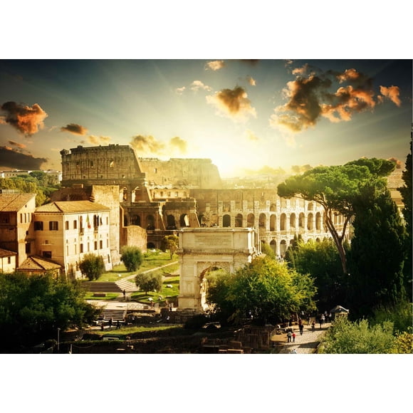 Telón de fondo MEETSIOY 213 cm x 152 cm Coliseo de Roma