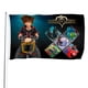 thumbnail image 1 of Kingdom Hearts Bandera impresa con temática, regalo perfecto para fanáticos, amigos y familiares, y adecuada para actividades al aire libre e interiores, decoraciones de fiesta. 60*90CM, 1 of 6
