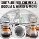 thumbnail image 2 of Filtro de café reutilizable de acero inoxidable HAPYHOOM para Chemex, 2 of 6