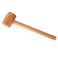 Magideal - Martillo De Madera Para Tallar, Herramienta De Mano, Anticaída, Superficie Lisa, Longitud De 29,5 Cm, Martillo De Madera Portátil, Martillo Para Carpi