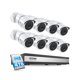 thumbnail image 1 of DVR ZOSI 16 canales 1080P 4TB HDD Sistema de 8 cámaras, 1 of 9