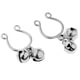 thumbnail image 3 of 2Pcs Bell Nipple Charm Anillo de acero inoxidable Clip no perforante en ajustable, 3 of 3