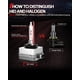 thumbnail image 4 of Bombillas Hid Para Faros Delanteros D3s 8000 K Blanco Y Azul 12 V Coche, 4 of 6