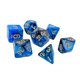 thumbnail image 3 of Dados Acrílicos D20 D10 D4 Juego De Dados Juego De Mesa Azul, 3 of 5