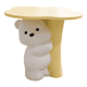 thumbnail image 2 of Mesa Auxiliar Y Alcancia De Oso Mate Blanco, 2 of 3