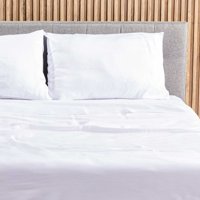 Hebra - Sabanas 200H 2P Saten Blanco