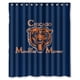 thumbnail image 1 of Cortina de ducha con diseño de los Chicago Bears, juego de cortinas de baño con ganchos, tamaño 60 x 72 pulgadas, 1 of 3