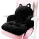 thumbnail image 1 of Cojín para Silla QYA Gato Negro de Peluche 43x42 cm Asiento Suave, 1 of 7