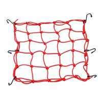 Ioensy - Redes De Carga Pequeñas Para Equipaje De Motocicleta, Accesorios Para Bicicletas, Red Gruesa Para Equipaje, Color Rojo