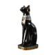 thumbnail image 2 of Estatua De La Diosa Del Gato Bastet, Animal Negro Para Dormitorio, Sala De Estar, Escritorio, 10,5x16x30,5cm, 2 of 5