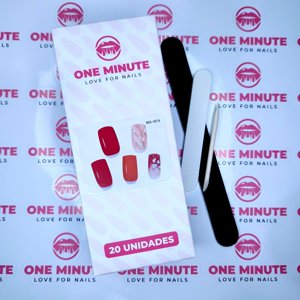 One Minute - Uñas Gel Semicuradas Diseño 074
