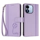 thumbnail image 3 of Funda Cartera Trébol para Xiaomi Redmi Note 17 4G con Ranuras Tarjetas y Carga Inalámbrica Morado claro, 3 of 6