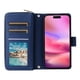 thumbnail image 2 of Funda Cartera con Cremallera y Correa para Samsung Galaxy A35 5G Soporte y Tarjetero Azul, 2 of 6