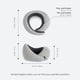thumbnail image 5 of Almohada cervical OSTRICH PILLOW Go Premium Memory Foam Travel, 5 of 8