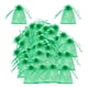 thumbnail image 3 of 100 Bolsas De Malla Con Cordón Para Jardín, Bolsas De Protección Para Frutas, 10 Cm X 12 Cm, Color Verde, 3 of 5