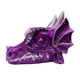 thumbnail image 4 of Resin Dragon Head Statue Soporte De Bola De Cristal Para Decoración De La Oficina En El Hogar Púrpura, 4 of 5