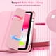 thumbnail image 5 of Funda TimoVo para iPad 11.ª generación de 11 pulgadas 2025 con soporte para lápices, color rosa, 5 of 8