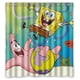 thumbnail image 1 of Cortina de ducha de Bob Esponja, juego de cortina de baño con ganchos, tamaño 60 x 72 pulgadas, 1 of 3
