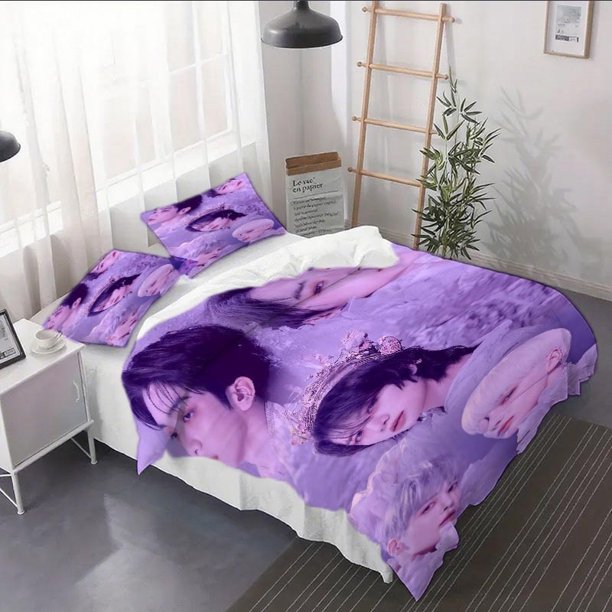 3pcs Inspired Duvet Cover Set - Bedding Soft Quilt and Pillowcase Covers for All Seasons