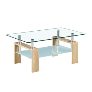 Klik Muebles - Mesa De Centro Rectangular De Vidrio